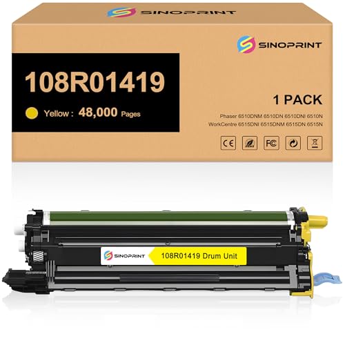 Tambour jaune compatible 108R01419 pour optimiser vos impressions au bureau