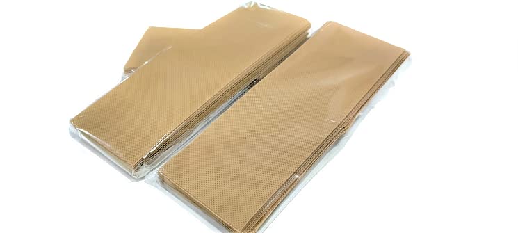 Image of Fancy Bee Hair Removal Waxing Strips Plain Disposable Beige Color Wax Strips Easy & Safe Wax Strips Non-woven Body Hair Removal for Men and Women (144 Pieces)