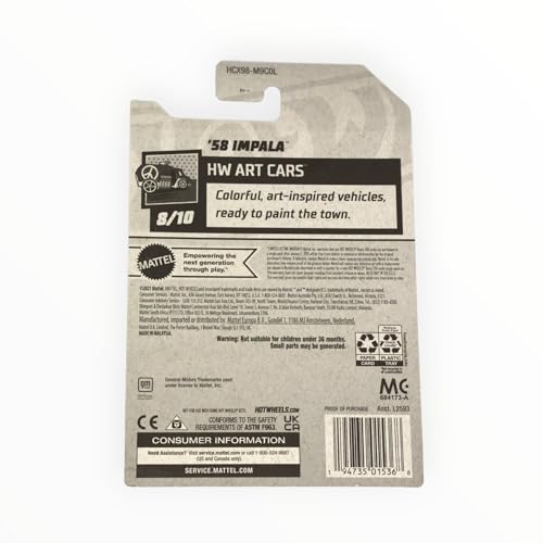 Hot Wheels 58 Impala miniatura 2