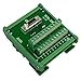ILQMEHV SCSI-20P SCSI CN20 MDR Female Breakout Board 20 Pin Terminal Module Adapter DIN Rail Mounting HPCN20P(20P Terminal Board)