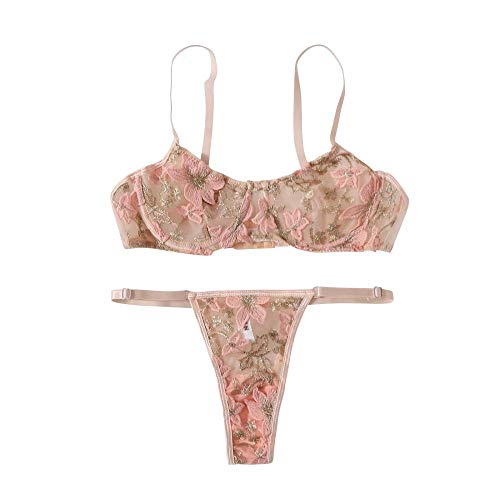 Lingerie sexy sheer et vêtements de nuit brodés pour vos soirées complices