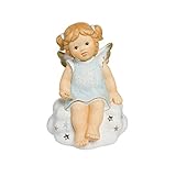 Goebel Engel, Porzellan, 'Auf meiner kleinen Wolke', Schutzengeledition 2017, limitiert, Mehrfarbig, 7,5 x 7,5 x 10,5