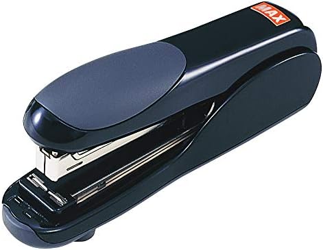 Max Flat-Clinch Black Standard Stapler with 30 Sheet Capacity (HD-50DFBK)