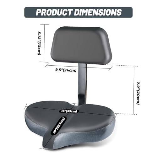 YLG Adjustable Backrest Bike Seat