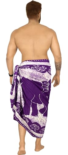 LA LEELA Men's Sarong Wraps Beach Bath Swim Pareo4