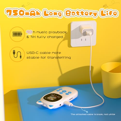 Oilsky M7 Mp3 Player For Kids, 32Gb Bluetooth 5.0 Kids Mp3 Player, Child Music Player thumb #3