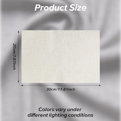 3Pcs Canvas Repair Patch, 8×12 Inch Canvas Repair Tape, Waterproof Self-Adhesive Fabric Repair Patch for Tents, Boat Cover, Pop Up Canopy, Patio, Bags, Cover (Beige)