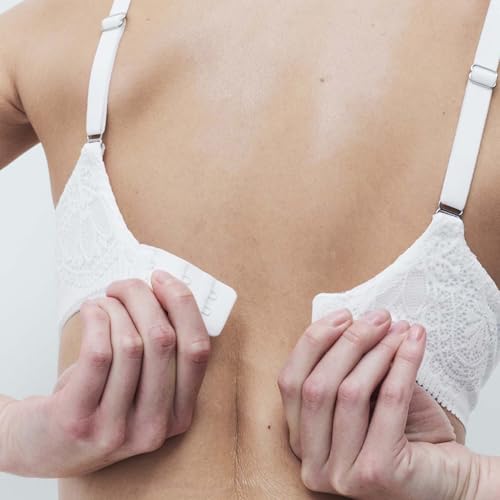 Image of Lace Embroidered White Polyamide Womens Body Soft Non Wired Full Cup Bra