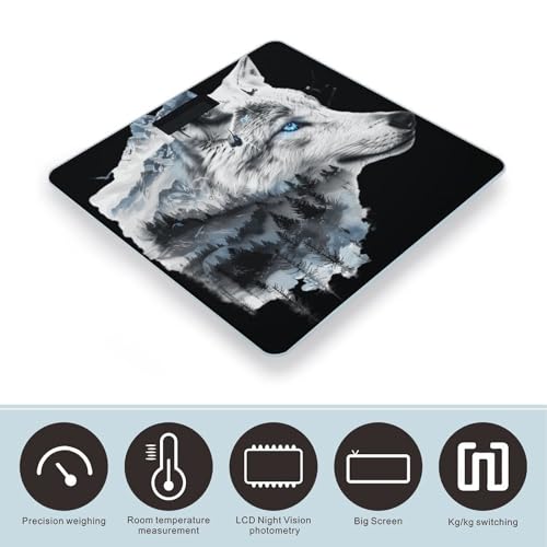 Báscula Digital para Baño con Pantalla LCD miniatura 3