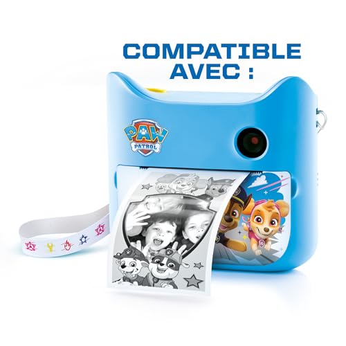 Canal Toys Nachfüllpack für Meine erste Paw Patrol Sofortbildkamera, 8 Papierrollen, 2 Stickerbögen und 10 Selbstklebende Rahmen, PPC 038