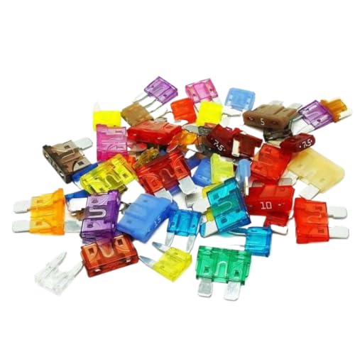 Kit de fusibles para auto 110 piezas surtidas medianas y pequeñas 2A a 35 amperios