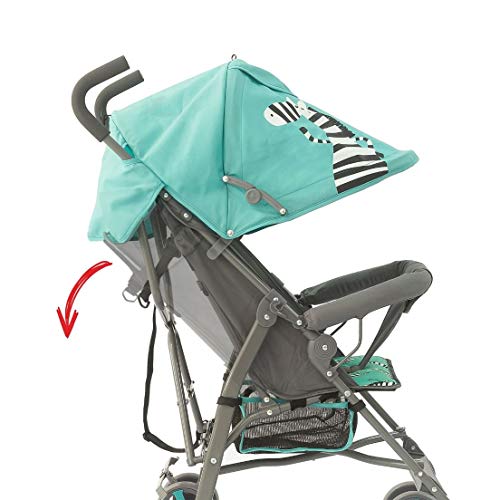 Carrinho Bebê Guarda Chuva 6-36 meses 15kg Zebra Star Baby Cor:Verde