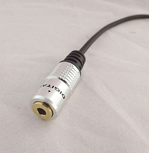 Cable audio Jack 6.35mm macho a 3.5mm hembra 30 cm miniatura 4