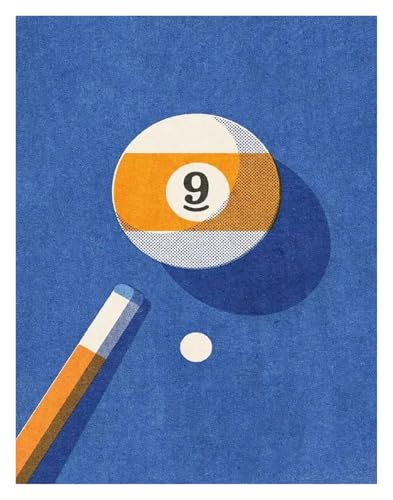 Affiche billard sport décoration murale toile imprimée anime E - 2