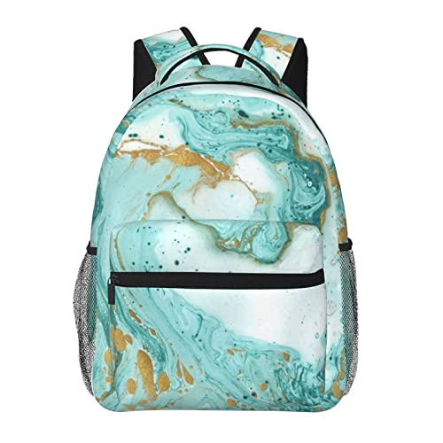 Sac à dos ordinateur portable contre le désordre grand compartiment motif marbre