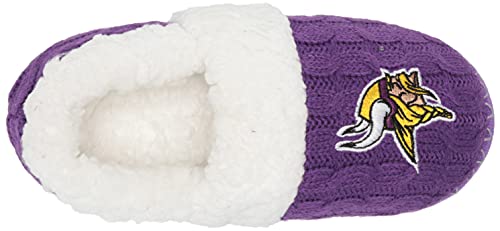Foco SLPWMNF16FURMOC2 Minnesota Vikings Nfl Nfl Womens Team Color Moccasin Slipper thumb #12