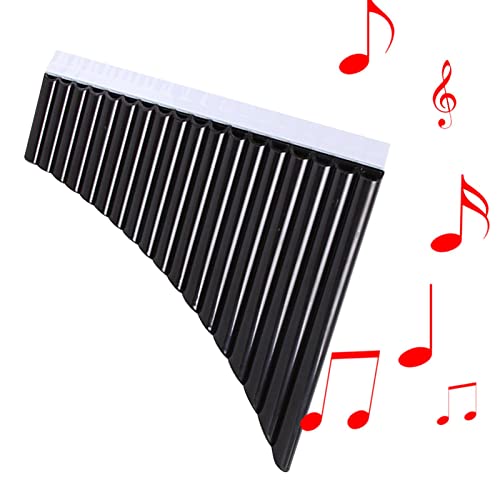 Deevoka Pan Flutes C Key Black 18 Tube Small Size Resin Material Easy To Carry Comfortable To Hold #TOP6