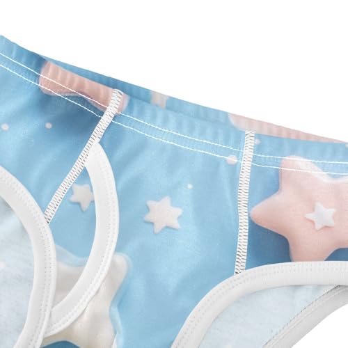 KLL Blue Stars Toddler Boys Soft Underwear Briefs Breathable Children Panties4