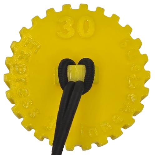 Express 3D Innovations RV Power Plug Protective Cover | 30 Amp | RV Plug End Cover | Protects from Bent Prongs and Dirt | Made in USA (Yellow, 30 Amp Male)