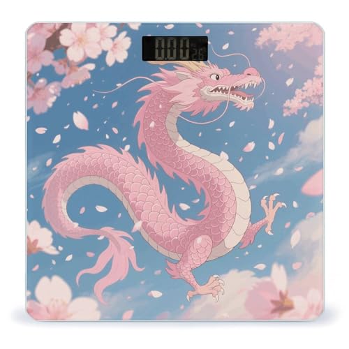 Báscula digital para baño Cherry Blossom Dragon 400 lb miniatura 1