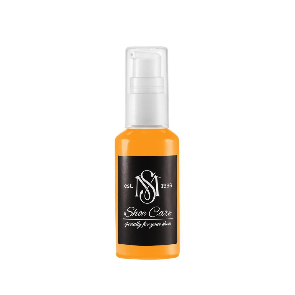 Baume pour Cuir Contre les Craquelures et la Décoloration Orange Doré