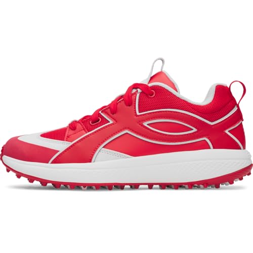 Under Armour Men's Yard Icon Turf Baseball Cleats, (600) Red/White/Red, 10.5, US