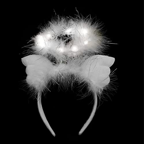 Tiara Anjo Com Led