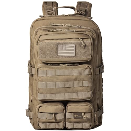 Image of Falko Tactical Backpack for Men and Women 50L Backpack 2.4x Stronger Large Military Molle Rucksack, Bugout Backpack Outdoors