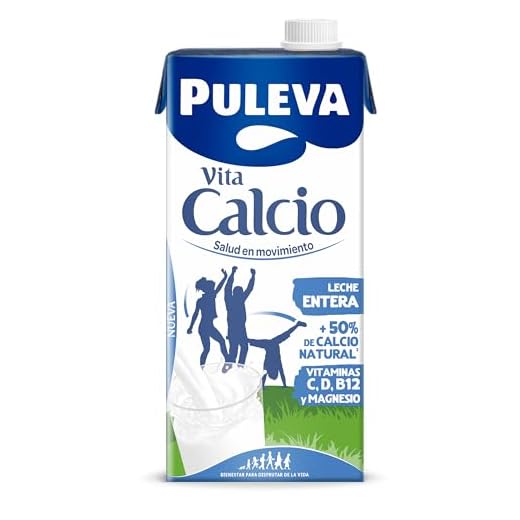 Puleva Vita Calcio Leche Entera, 6 x 1L