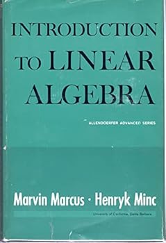 Hardcover Introduction to Linear Algebra (Allendoerer Advanced Series ) Book