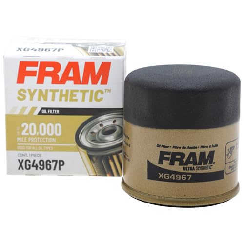 FRAM Synthetic XG4967P 20K Mile Change Automotive Replacement Engine Oil Filter for Synthetic Oil...