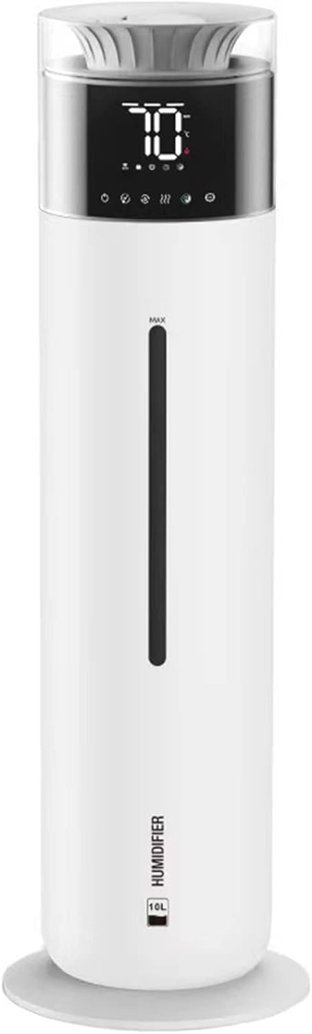 Humidifier 10L Cool Mist Humidifier Air Humidifier Ultra Quiet Humidifier Desktop Humidifier Waterless Auto Shut-Off for Home Baby Bedroom Office Travel (White)