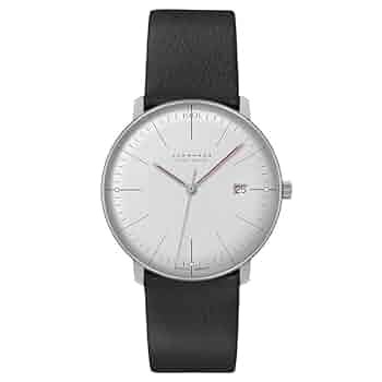 ザ*キ様 ユンハンス　マックスビル　定価81.900円　ライトブルー レザーベル ザ*キ様 ユンハンス マックスビル 定価81.900円 ライトブルー