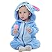 Unisex-baby Romper Animal Onesie Costume Cartoon Outfit Homewear