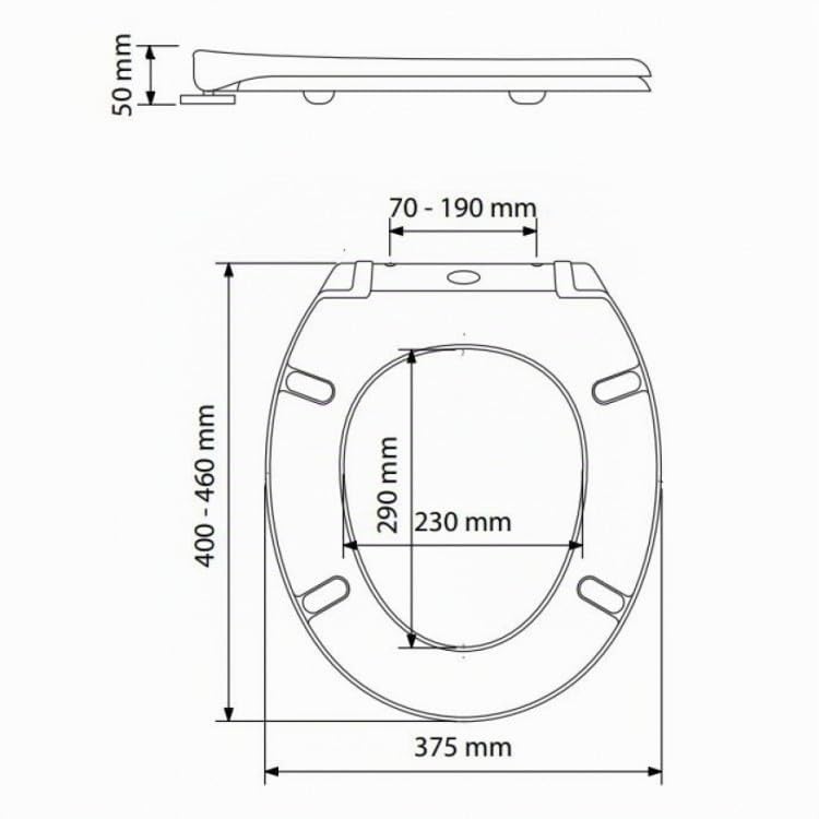 Abattant WC Blanc double - Tissot pro - Olfa