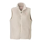 ピーディーピー (PDP) テニスウェア レディース ボア フリース ベスト 暖かい 保温 防寒 秋 冬 PTW-4600 (L, オフホワイト)