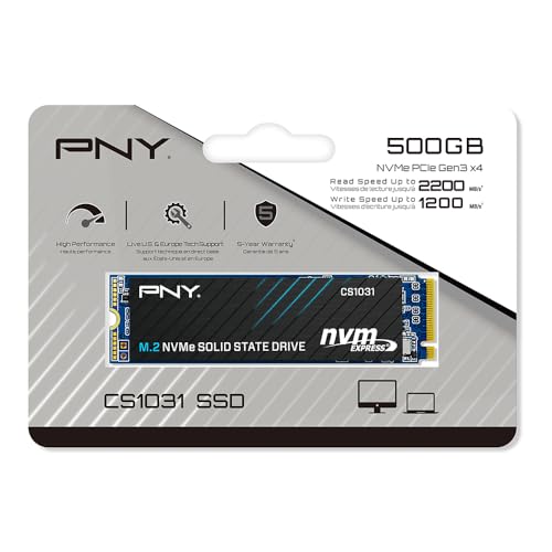 PN WY CS1031 500GB SSD M.2 2280 NVMe M280CS1031-500-CL HD3744 - Hdd - Immagine 9