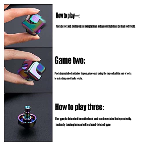 Dita Spinner Gyro Colorato Creativo in Lega di