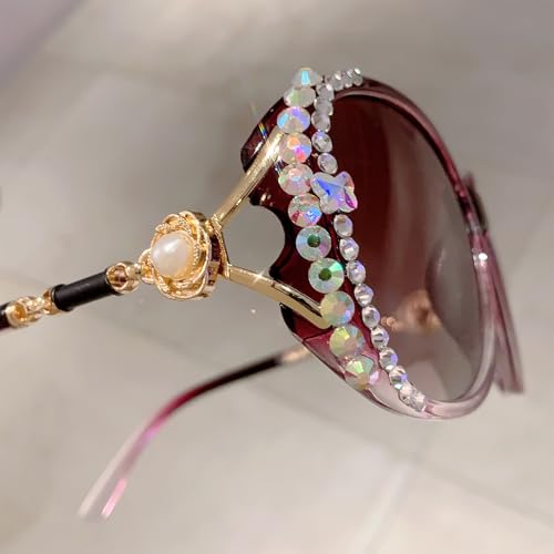 Lunettes de soleil de luxe en métal protégeant les yeux avec style - 3