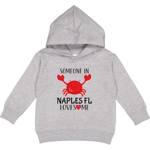 inktastic Someone in Naples Florida Loves Me Toddler Hoodie 2T Heather 44fc4