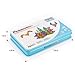 PicassoTiles 40pc Nano Mini Magnetic Tile Construction Building Blocks Travel Toy Set with Storage Case STEM Educational Fun Learning Magnet Tiles Stacking Toys for Toddlers Girls Boys Ages 3+ PN01