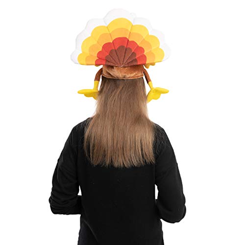 Joyin 2 Pack Turkey Sitting Hats Silly For Thanksgiving Night Event, Dress-Up Party, Thanksgiving Decoration, Role Play, Carnival, Cosplay, Costume Accessories #TOP10