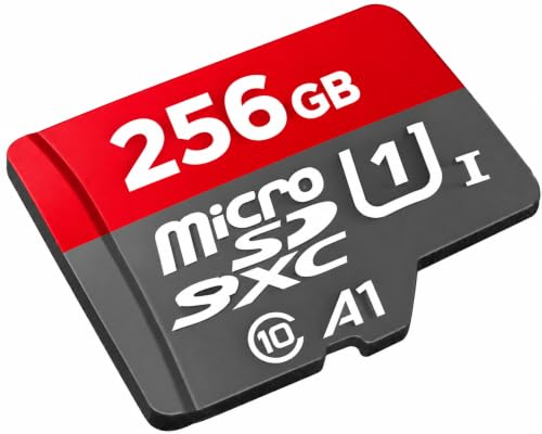 Image of 256GB microSDXC Memory Card, Class 10, U1, A1, High Speed up to 140MB /s