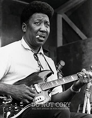 Légende Muddy Waters affiche d'art photo rare concert blues