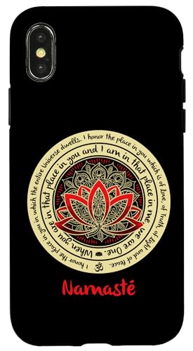 NAMASTE WE ARE ONE ���K ���Ƃ킴 ���M �搶 �w�� �X�}�z�P�[�X iPhone X/XS �p