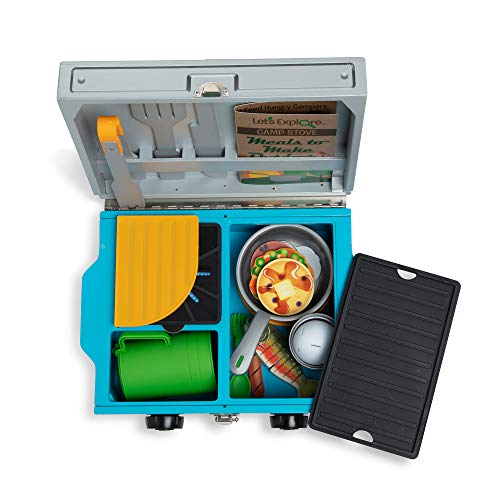 Pretend play set Melissa & Doug Let's Explore Camp Stove multicolor para niños 2