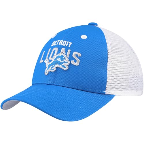 Preschool Blue/White Detroit Lions Core Lockup Trucker Adjustable Hat