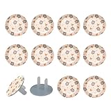 Outlet Plug Covers Child Baby Outlet Protector (12 Pack) Electrical Safety Caps Bear Insulation Plas