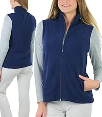 Sleeveless Mock Neck Vest - Navy