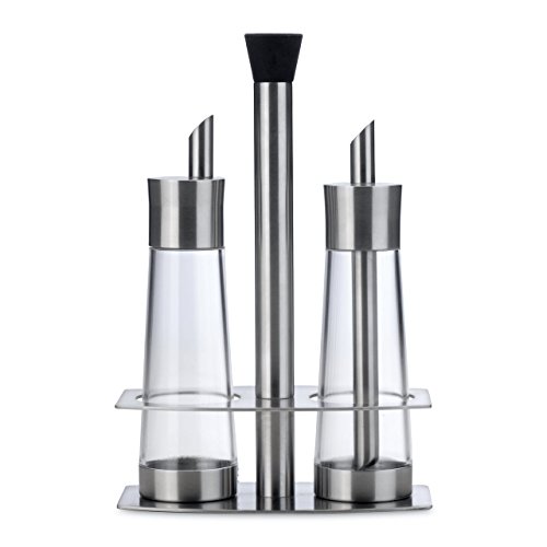 Berghoff Orion Stainless Steel Sugar and Creamer Set with Stand, Silver, 23 x 9 x 15.5 cm